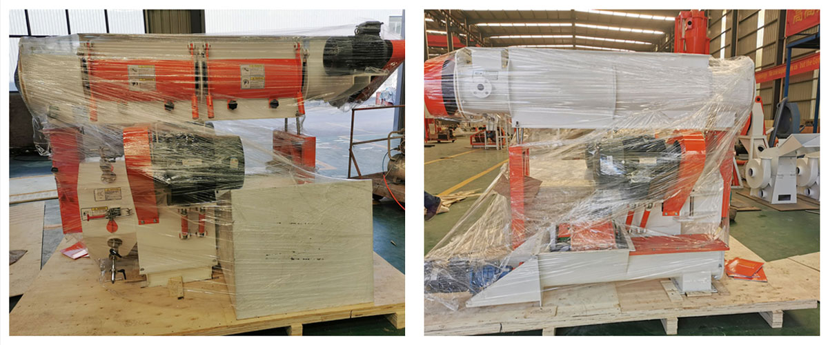 SZLH 250飼料顆粒機(jī)、電控箱及輸送機(jī)已運(yùn)往哈薩克斯坦